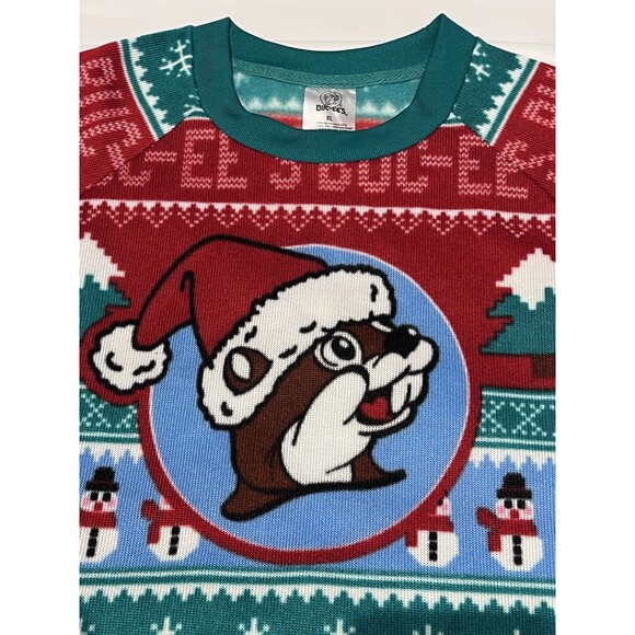 Buc-ee’s Bucees Beaver Christmas Holiday Ugly Sweater - XL - Picture 12 of 14